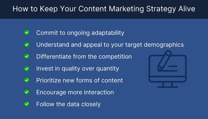 How to Keep Your Content Marketing Strategy Alive