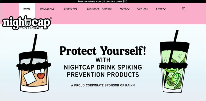 Your landing page design