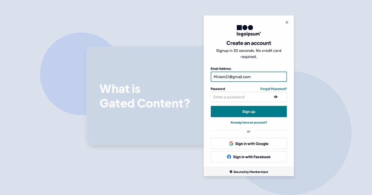 Create Gated Content