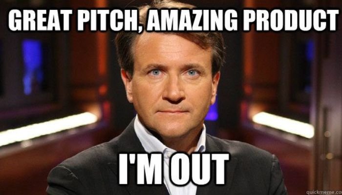 Meme about sharktank